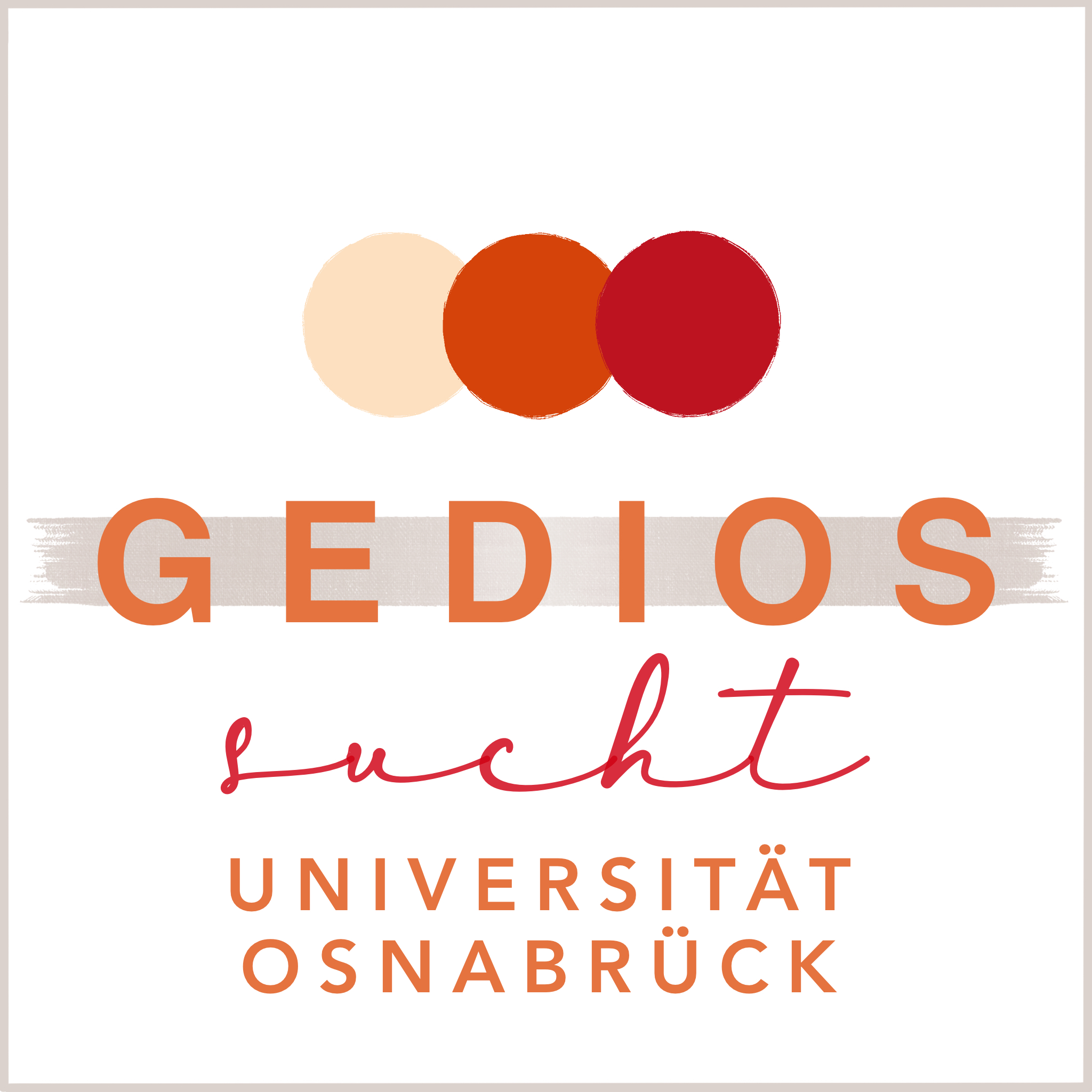 Logo "GEDIOS sucht"