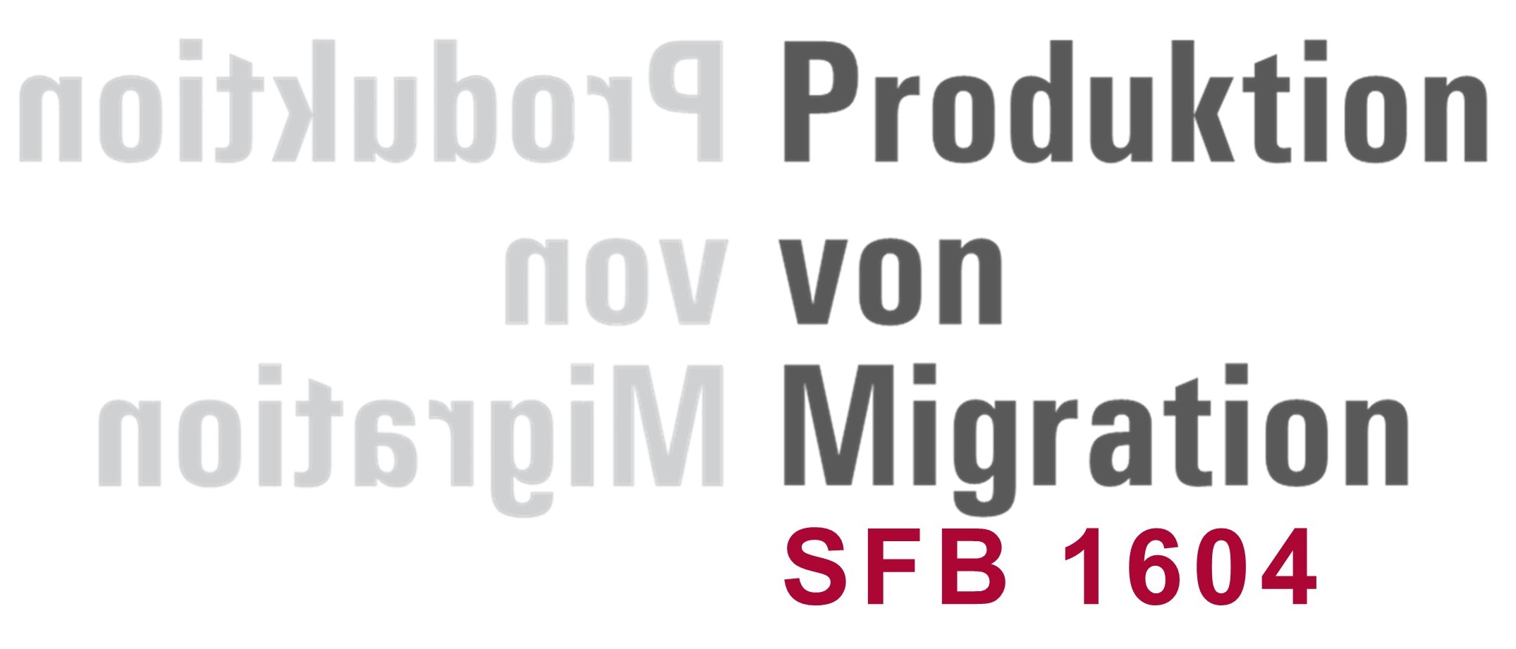 Logo SFB 1604 "Produktion von Migration"